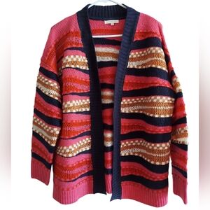 Skies Are Blue Multicolored Cardigan